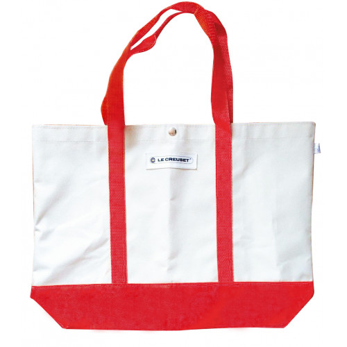 日本 Le Creuset  購物 Tote Bag (紅色）